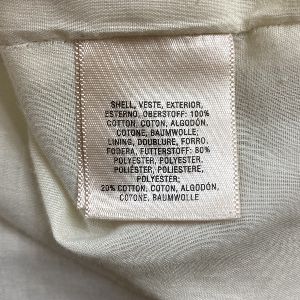 Anthropologie HD in Paris Beige Gingham Ribboned Poplin Dress - Picture 11 of 12